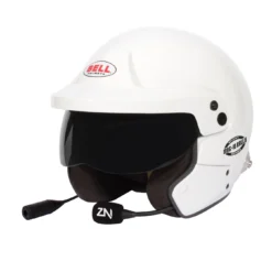 Casque Jet BELL MAG-10 Rally Sport (HANS) FIA 8859-2015 Blanc.