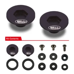 Kit Visserie BELL Pour Visières SE03 Et SE05 Noir