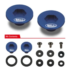 Kit Visserie BELL Pour Visières SE03 Et SE05 Bleu