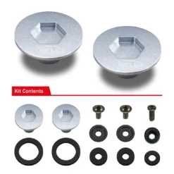 Kit Visserie BELL Pour Visières SE03 Et SE05 Argent