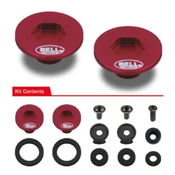 Kit Visserie BELL Pour Visières SE07 Rouge