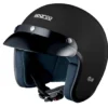 Casque Jet SPARCO Club J-1 Noir Mat