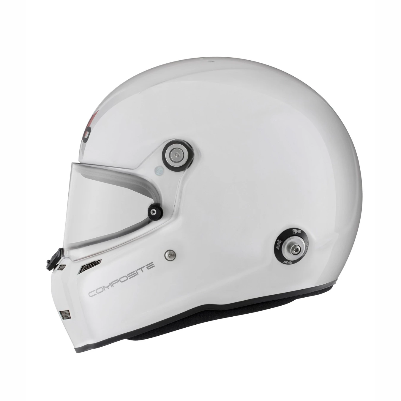 Casque Intégral STILO ST5 GTN Composite HANS SNELL SA2020 Blanc Intérieur Bleu – Image 2