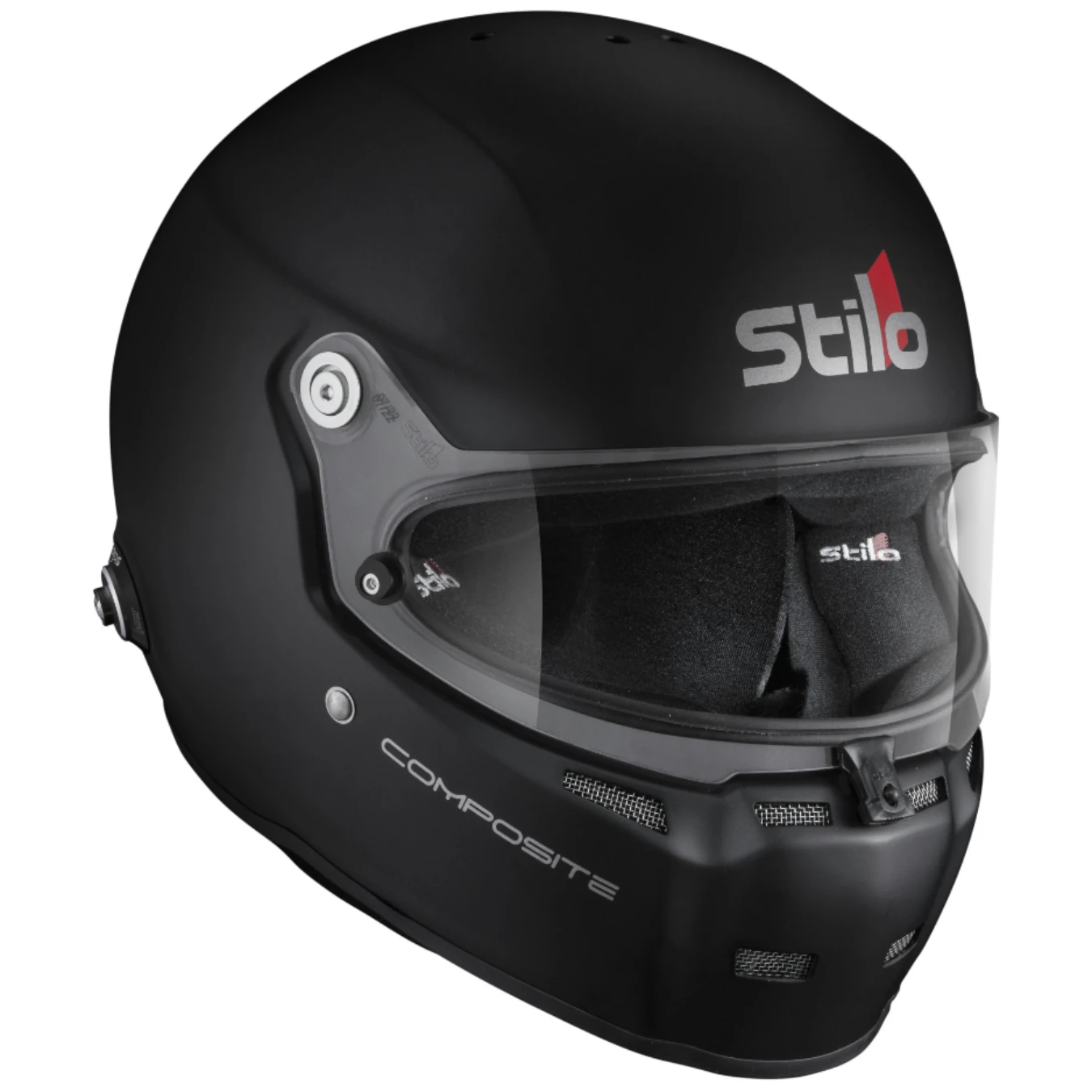 Casque FIA Intégral STILO ST5F N Composite Noir Mat SNELL SA2020