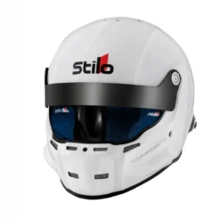 Casque FIA Intégral STILO ST5R Composite Blanc Intérieur Bleu SNELL SA2020