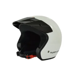 Casque Jet TURN ONE Track Blanc